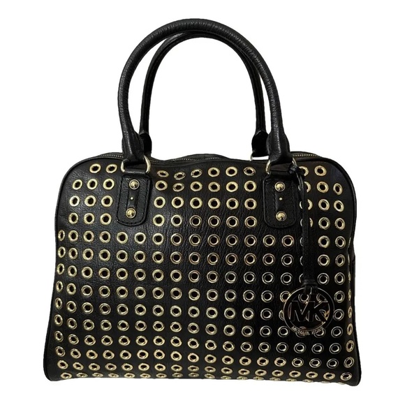 Michael Kors Lg Grommets Dome Sandrine Leather - Picture 3 of 15